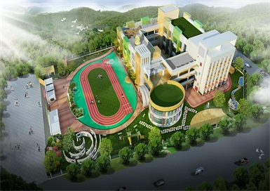 杭州城西幼儿园装修设计案例效果图